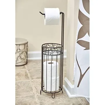 iDesign Metal Toilet Paper Holder - Stylish & Functional