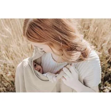 Stylish Konssy Muslin Nursing Cover for Comfortable Breastfeeding