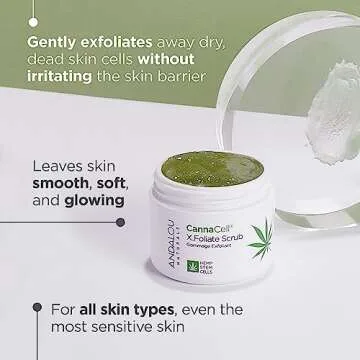 Andalou Naturals CannaCell Exfoliating Scrub for Radiance