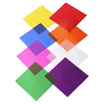 Vibrant Morepack Colored Cellophane Sheets for Crafts