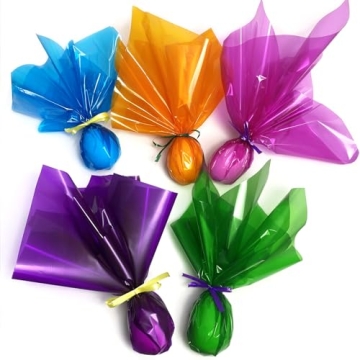 Vibrant Morepack Colored Cellophane Sheets for Crafts