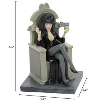 Department 56 Elvira Mistress of The Dark Village Accessories Signing Autographs Figurine, 3.3 Inch, Multicolor