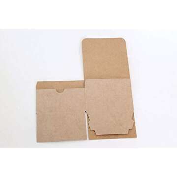 Kraft Favor or Gift Box 4 X 4 X 2 | 12 Ct
