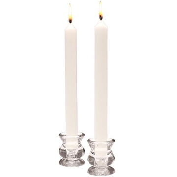 Elegant Caspari Gold Taper Candles - 10 Inch Set of 2