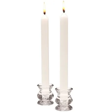 Elegant Caspari Gold Taper Candles - 10 Inch Set of 2