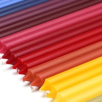 Elegant Caspari Gold Taper Candles - 10 Inch Set of 2