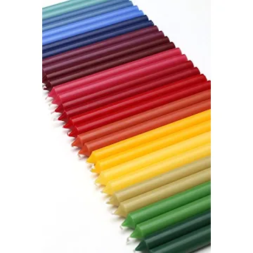 Elegant Caspari Gold Taper Candles - 10 Inch Set of 2