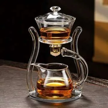 Elegant RORA Glass Tea Set for Perfect Tea Brewing