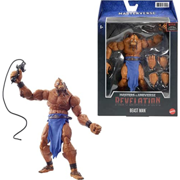 Masters Of The Universe Masterverse, 7-In Beast Man Action Figures for Play & Display