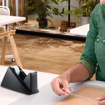 MJUNM 12 Rolls Transparent Tape Refills Rolls 3/4-Inch x 1000 inch, 1 inch Core, Clear Gift Wrapping Tape Refill Roll for Office, Home, School