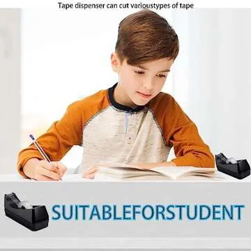 MJUNM 12 Rolls Transparent Tape Refills Rolls 3/4-Inch x 1000 inch, 1 inch Core, Clear Gift Wrapping Tape Refill Roll for Office, Home, School