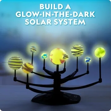 Glow-in-The-Dark Solar System Model Kit for Kids