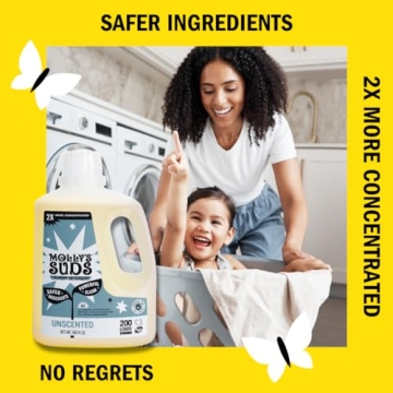 Molly's Suds Non-Toxic Laundry Detergent for Sensitive Skin