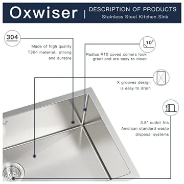 Premium 30x18 Undermount Stainless Steel Kitchen Sink Bundle