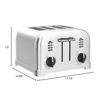 CPT-180FR Classic 4-Slice Toaster Refurbished Stainless Steel