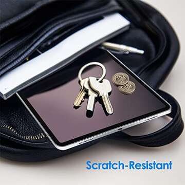 JETech Screen Protector for iPad Pro 11-Inch (2022/2021/2020/2018 Model), iPad Air 5/4 2022/2020 10.9-Inch, Face ID Compatible, Tempered Glass Film, 2-Pack