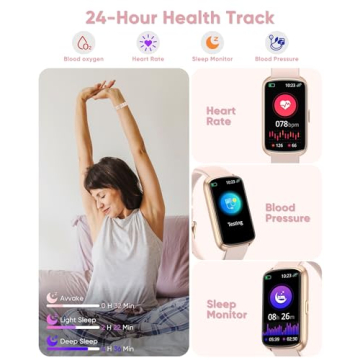 1.47" Fitness Tracker Smart Watch for Health Monitoring