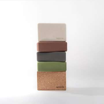 WeGym EVA foam blocks with Anti-Slip, Comfortable Grip, Sturdy Sides for Secure Workouts at Home, fo...