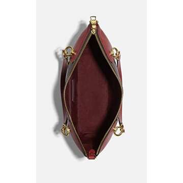 Coach Women's Kacey Satchel Crossbody (Gold/Brown 1941 Red)