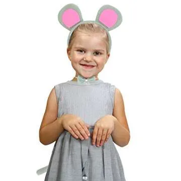 Skeleteen Mouse Costume Set for Kids - Dress Up Fun