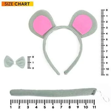 Skeleteen Mouse Costume Set for Kids - Dress Up Fun