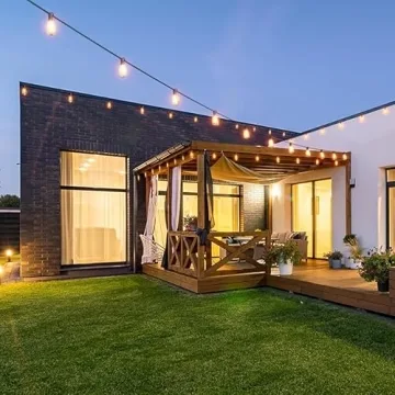 Outdoor String Lights 20FT with Edison Bulbs for Parties