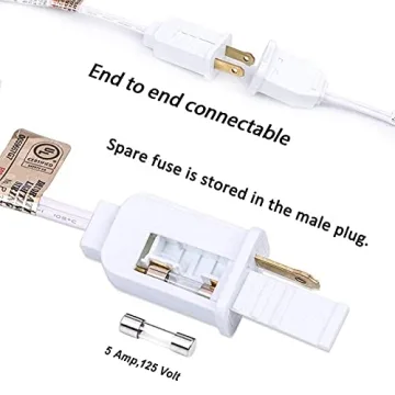 Outdoor String Lights 20FT with Edison Bulbs for Parties