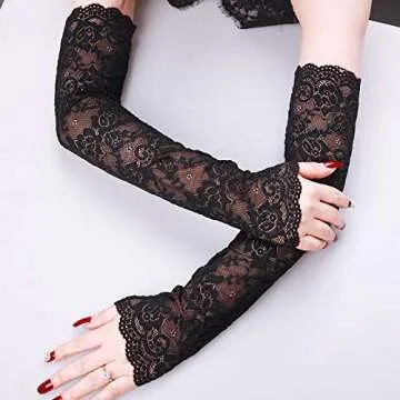Ivank Lace Arm Sleeves for Sun Protection - Stylish Comfort