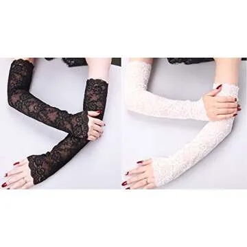 Ivank Lace Arm Sleeves for Sun Protection - Stylish Comfort