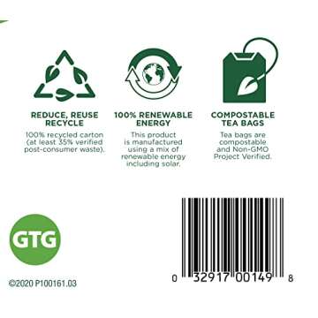 Organic Green Tea Ginger Herbal Tea for Healthy Digestion