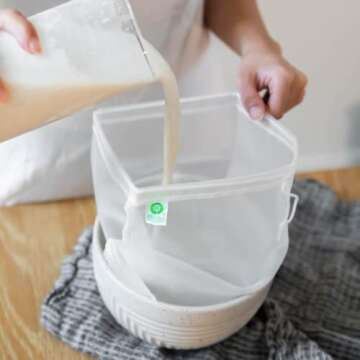 Nut Milk Bags for Easy Homemade Almond Milk & More