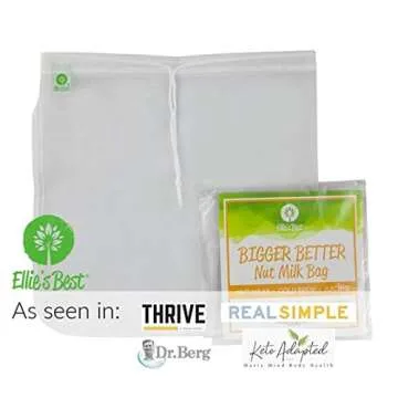 Nut Milk Bags for Easy Homemade Almond Milk & More