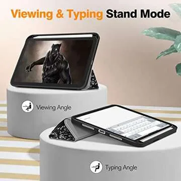 Fintie SlimShell Case for iPad Mini 7/6 with Pencil Holder