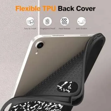 Fintie SlimShell Case for iPad Mini 7/6 with Pencil Holder