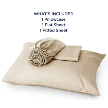 Bedsure Twin Sheets Set, Luxurious Cooling Bamboo Bedding