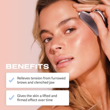 SACHEU Gua Sha Kit with Squalane Oil for Radiant Skin