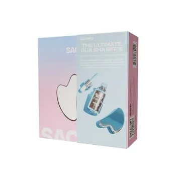 SACHEU Gua Sha Kit with Squalane Oil for Radiant Skin