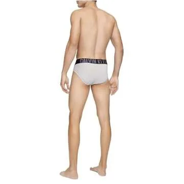 Calvin Klein Intense Power Cotton 3-Pack Hip Brief Black/Grey Heather/White - X-Large