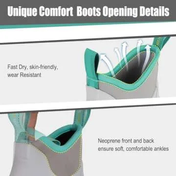 Kalkal Women's Waterproof Deck Boots for Outdoor Use