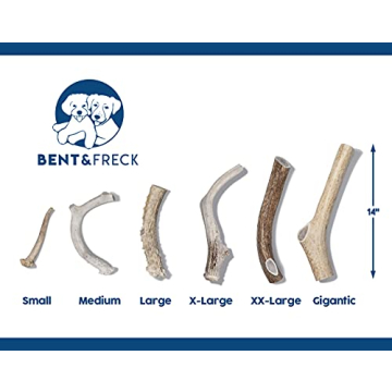 Bent & Freck Antler Chews for Dogs - Safe, Odorless Treats
