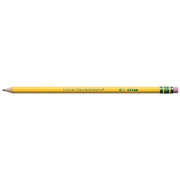 Ticonderoga Wood-Cased Pencils, Pre-Sharpened, 2 HB Soft, Yellow, 12 Count
