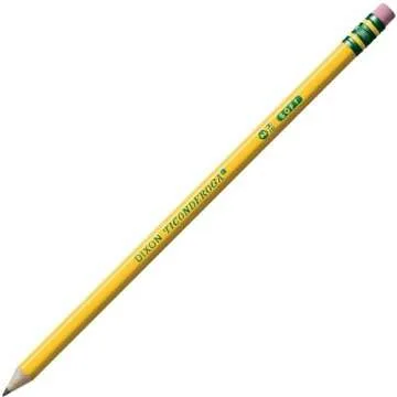 Ticonderoga Wood-Cased Pencils, Pre-Sharpened, 2 HB Soft, Yellow, 12 Count