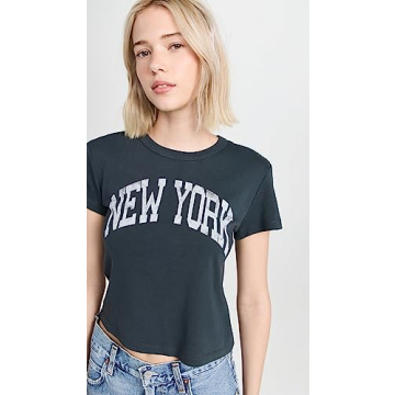 DAYDREAMER Women's Vintage Black New York Tee - Stylish Comfort