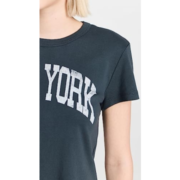 DAYDREAMER Women's Vintage Black New York Tee - Stylish Comfort