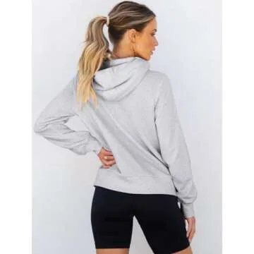 Chic ANRABESS Cowl Neck Hoodie for Women & Teen Girls