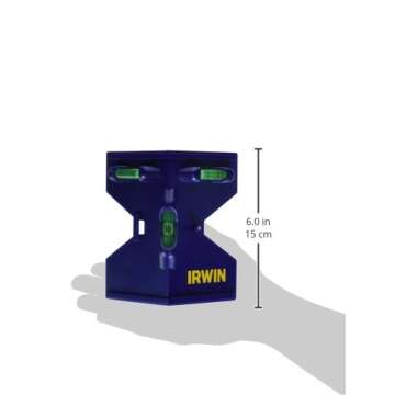 Magnetic Post Level for Hands-Free Installation