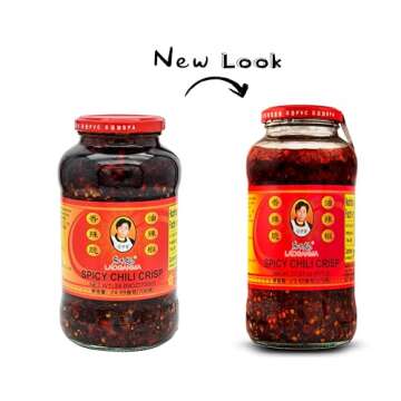 Lao Gan Ma Spicy Chili Crisp Hot Sauce – Restaurant Size 23.63 oz (670g) – Authentic Chinese Chili Oil with Crunchy Bits