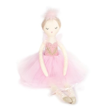 Mon Ami Swan Princess Ballerina Doll - 22" Plush Gift