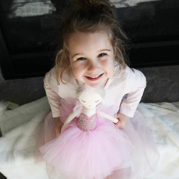 Mon Ami Swan Princess Ballerina Doll - 22" Plush Gift