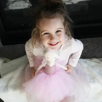 Mon Ami Swan Princess Ballerina Doll - 22" Plush Gift